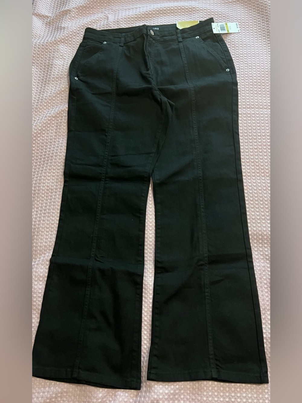 MICHAEL Michael Kors Black Wide Leg Pants